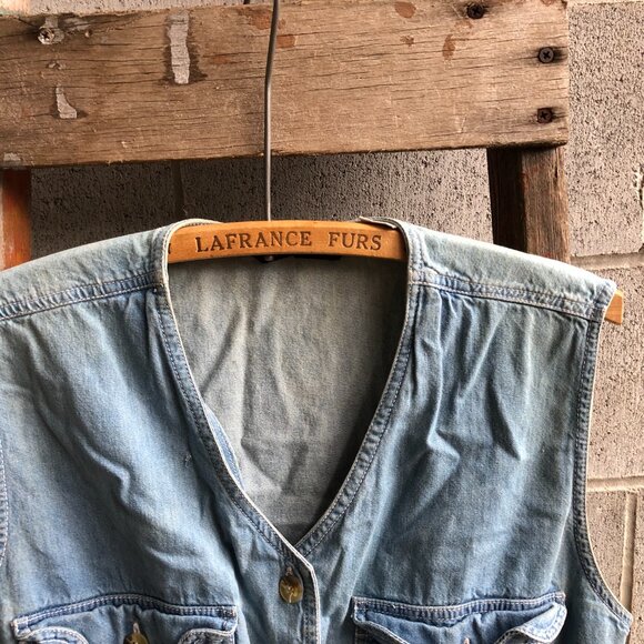 Denim Shorts Romper || Size S || Summer Romper - Picture 4 of 10